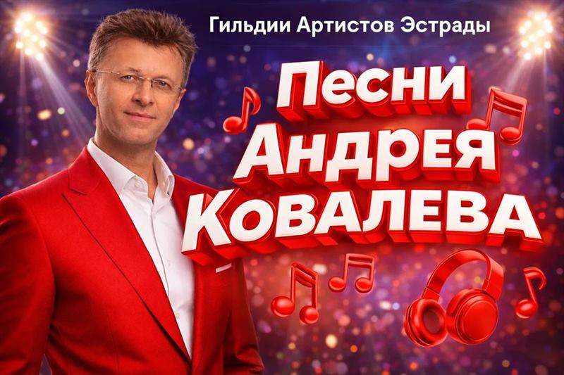 Poster of the program “Songs of Andrey Kovalev”